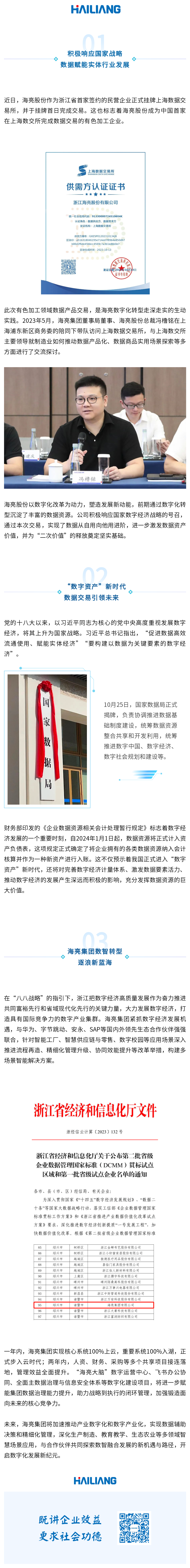 浙江民企“首家” | 海亮股份在上海数据交易所成功数据资产挂牌交易